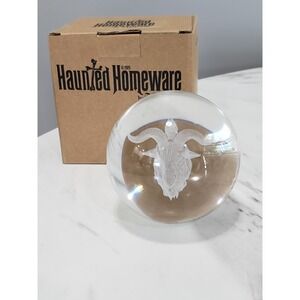 NEW KILLSTAR BAPHOMET‎ Paperweight Crystal Ball Gothic Home Decor Office Desk